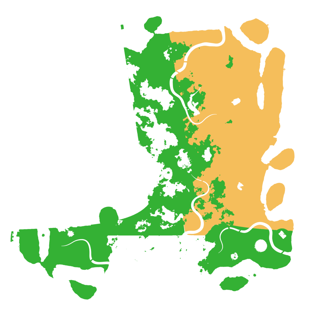 Biome Rust Map: Procedural Map, Size: 4500, Seed: 1070325027