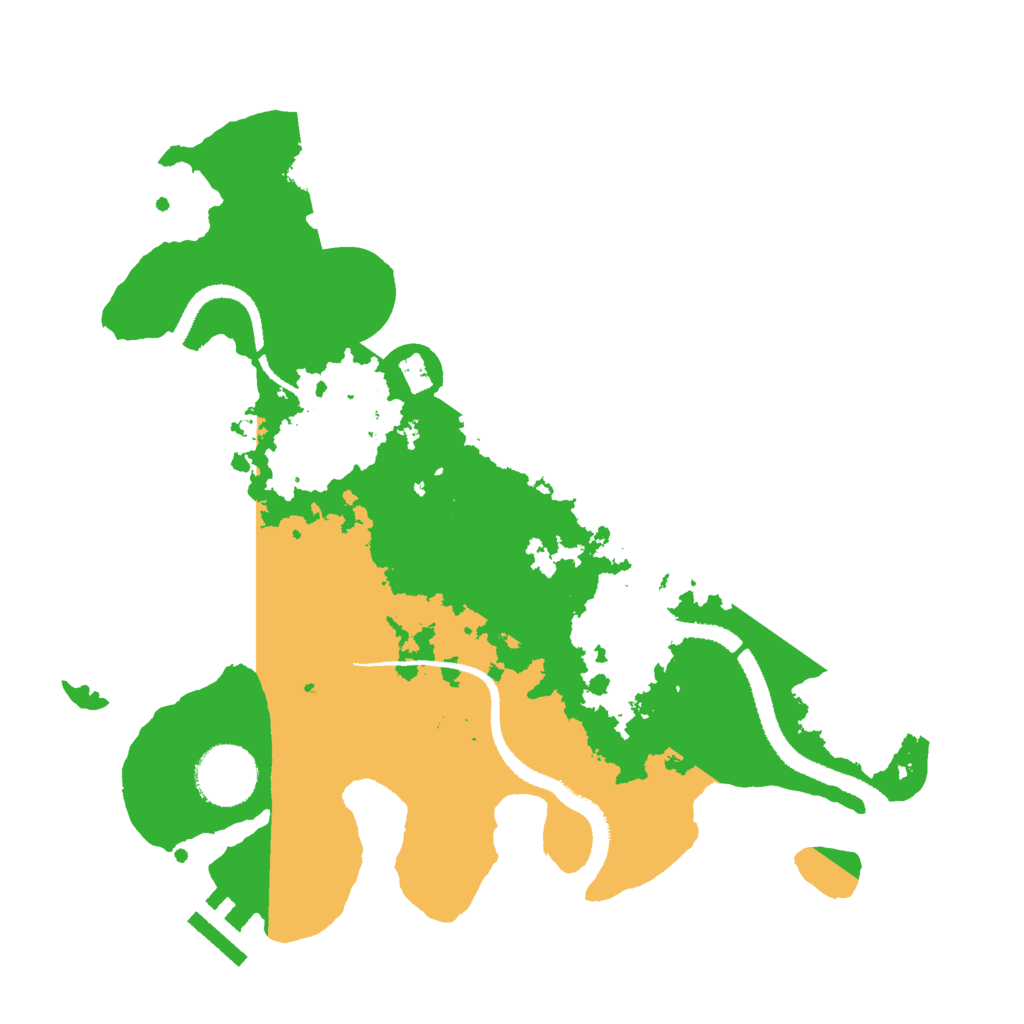 Biome Rust Map: Procedural Map, Size: 3000, Seed: 165418