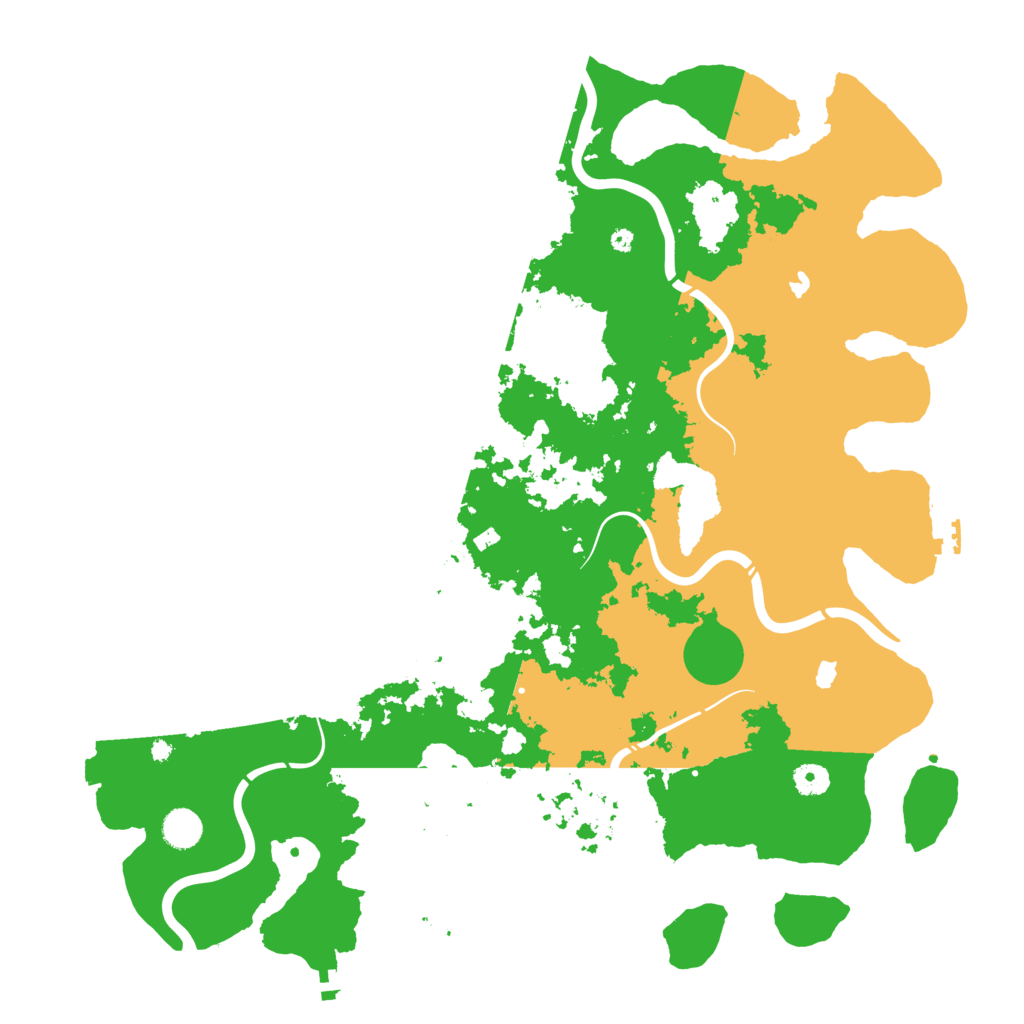 Biome Rust Map: Procedural Map, Size: 4500, Seed: 1848986028