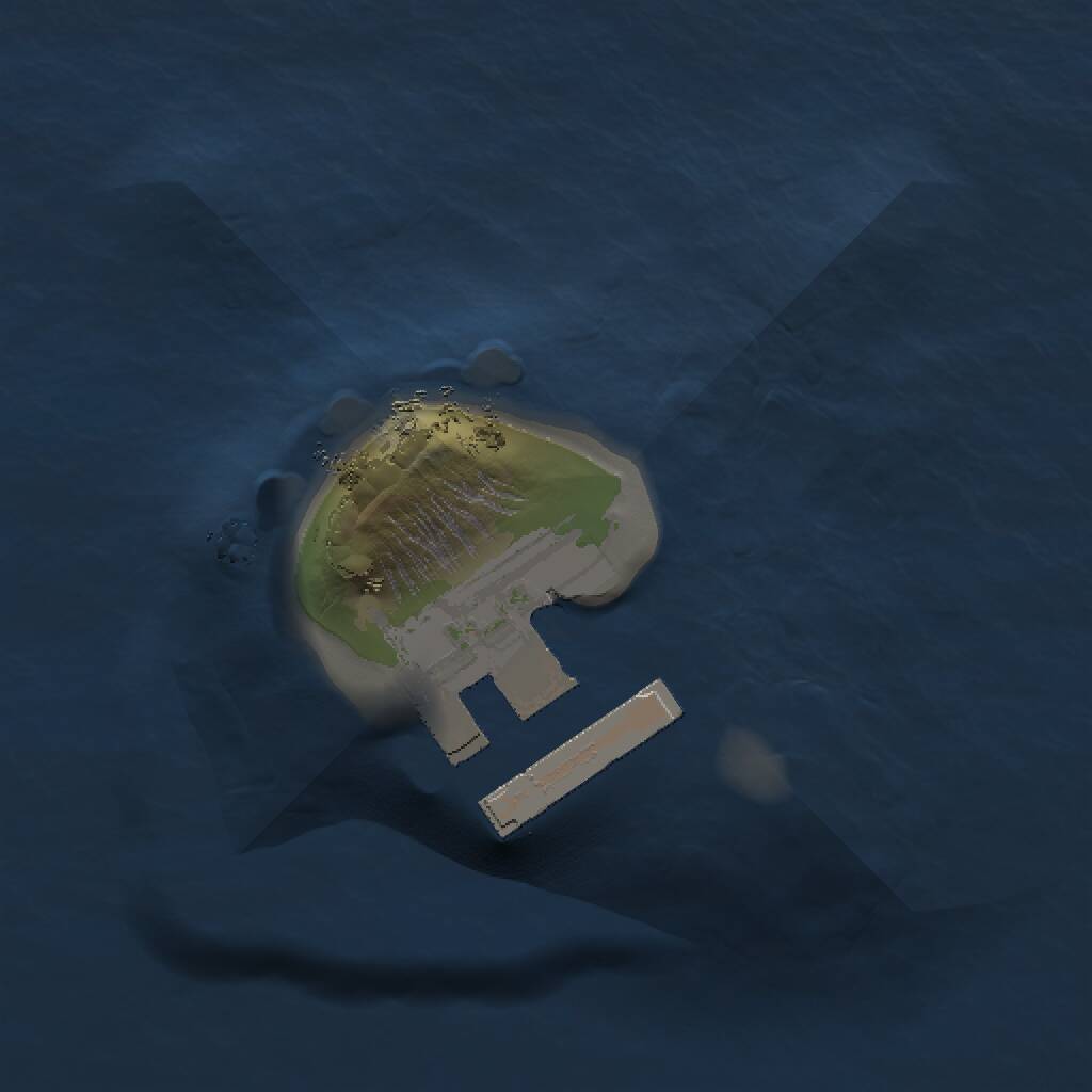 Rust Map: Procedural Map, Size: 1000, Seed: 740277335, 2 Monuments