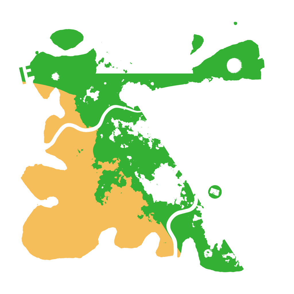 Biome Rust Map: Procedural Map, Size: 3500, Seed: 409705750