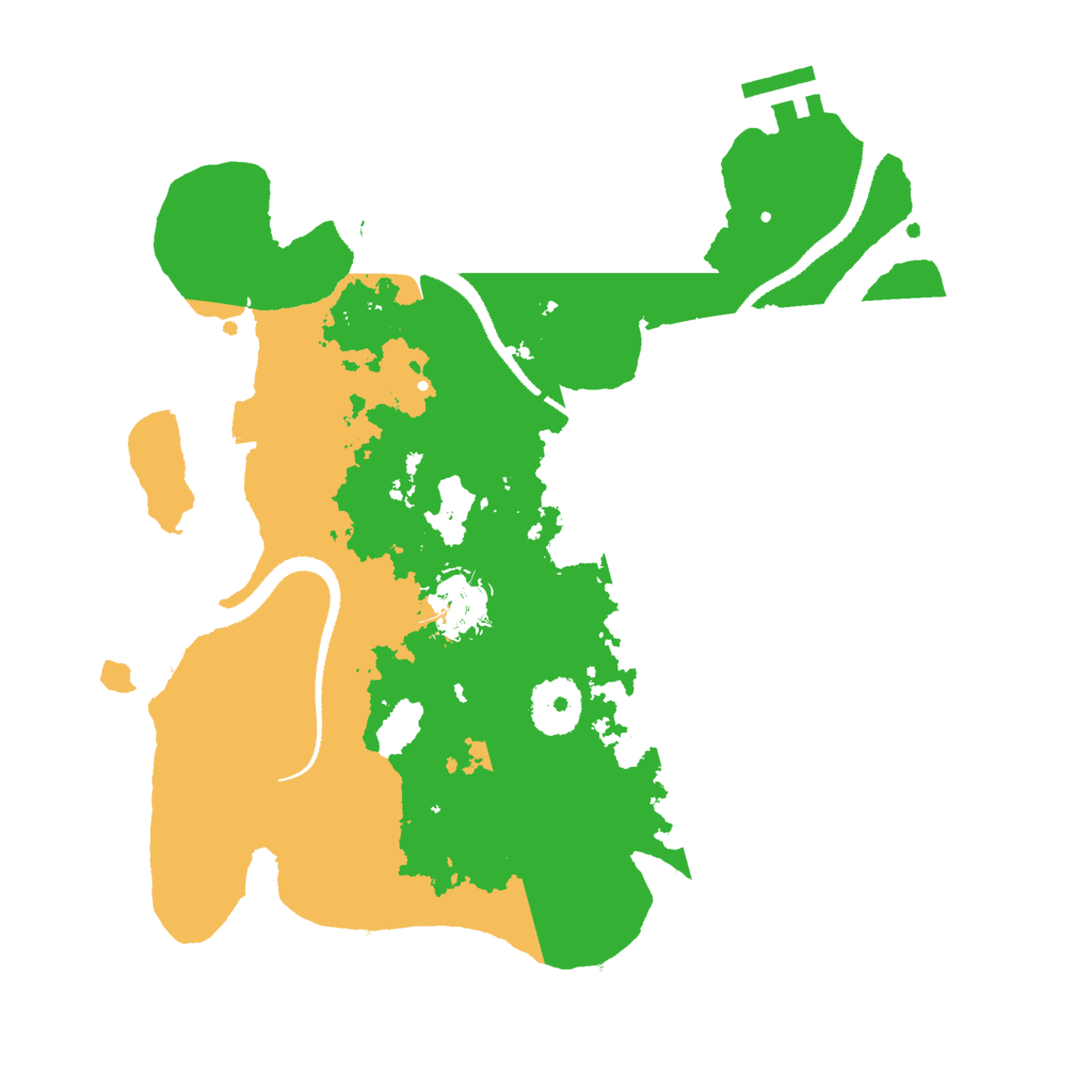 Biome Rust Map: Procedural Map, Size: 3000, Seed: 22756
