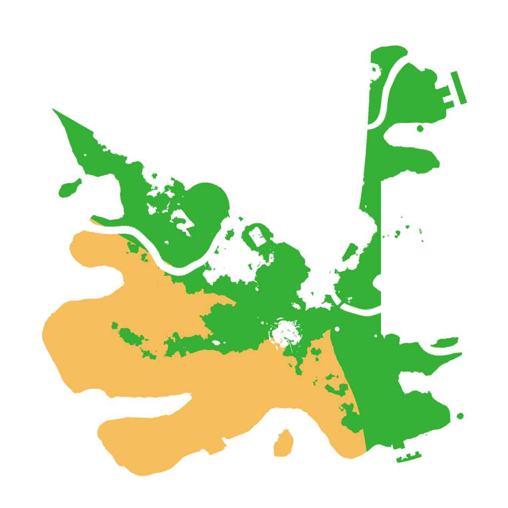 Biome Rust Map: Procedural Map, Size: 3060, Seed: 43290