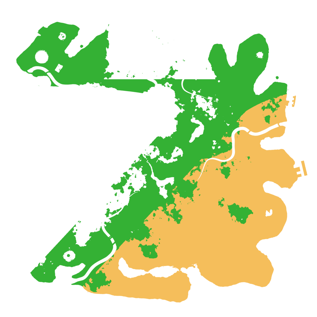 Biome Rust Map: Procedural Map, Size: 4250, Seed: 897045859