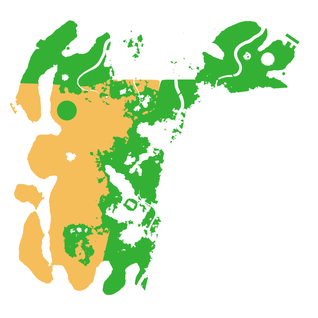 Biome Rust Map: Procedural Map, Size: 4250, Seed: 158757