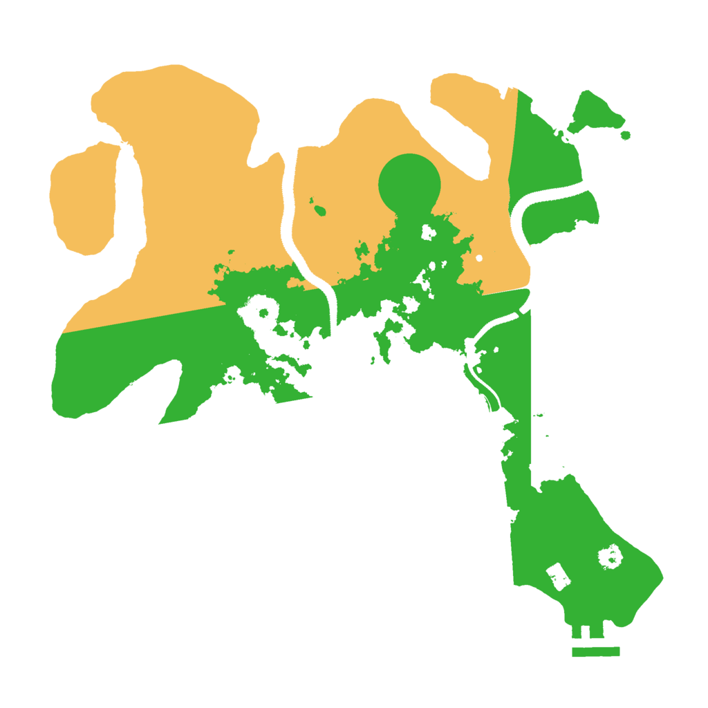 Biome Rust Map: Procedural Map, Size: 3000, Seed: 16656012