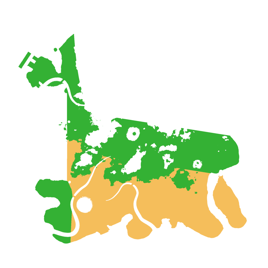 Biome Rust Map: Procedural Map, Size: 3000, Seed: 19845