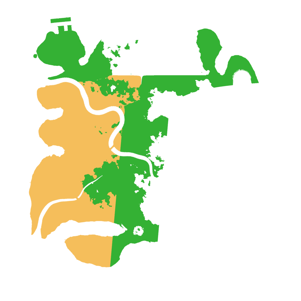 Biome Rust Map: Procedural Map, Size: 3000, Seed: 445386120