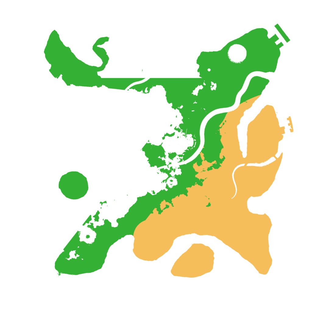 Biome Rust Map: Procedural Map, Size: 3000, Seed: 30393