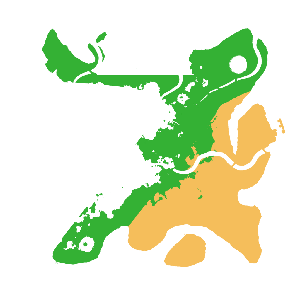 Biome Rust Map: Procedural Map, Size: 3000, Seed: 30393