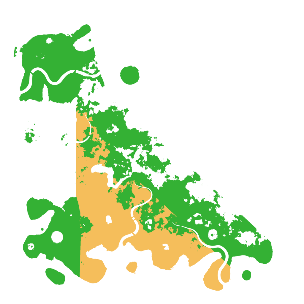 Biome Rust Map: Procedural Map, Size: 4500, Seed: 742906566