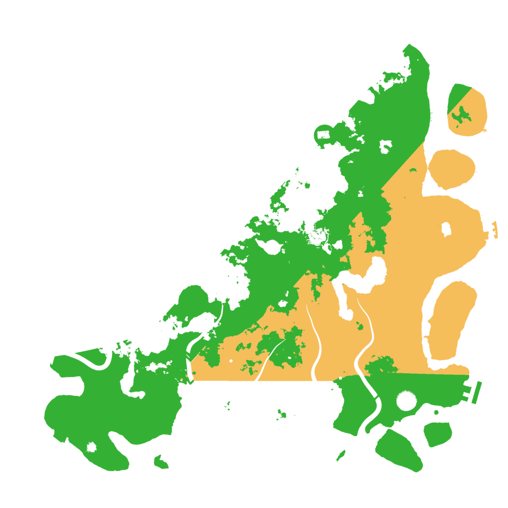 Biome Rust Map: Procedural Map, Size: 4500, Seed: 586788010