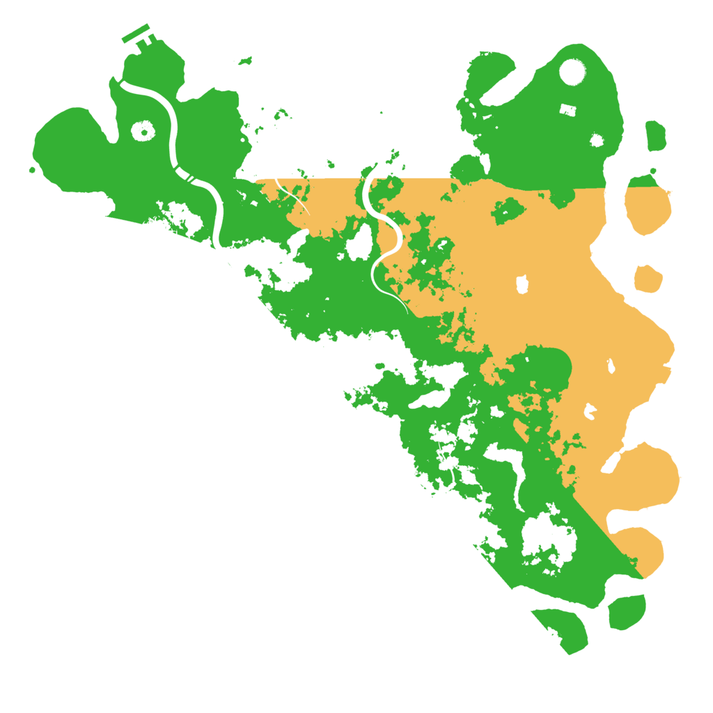 Biome Rust Map: Procedural Map, Size: 4800, Seed: 1346035629