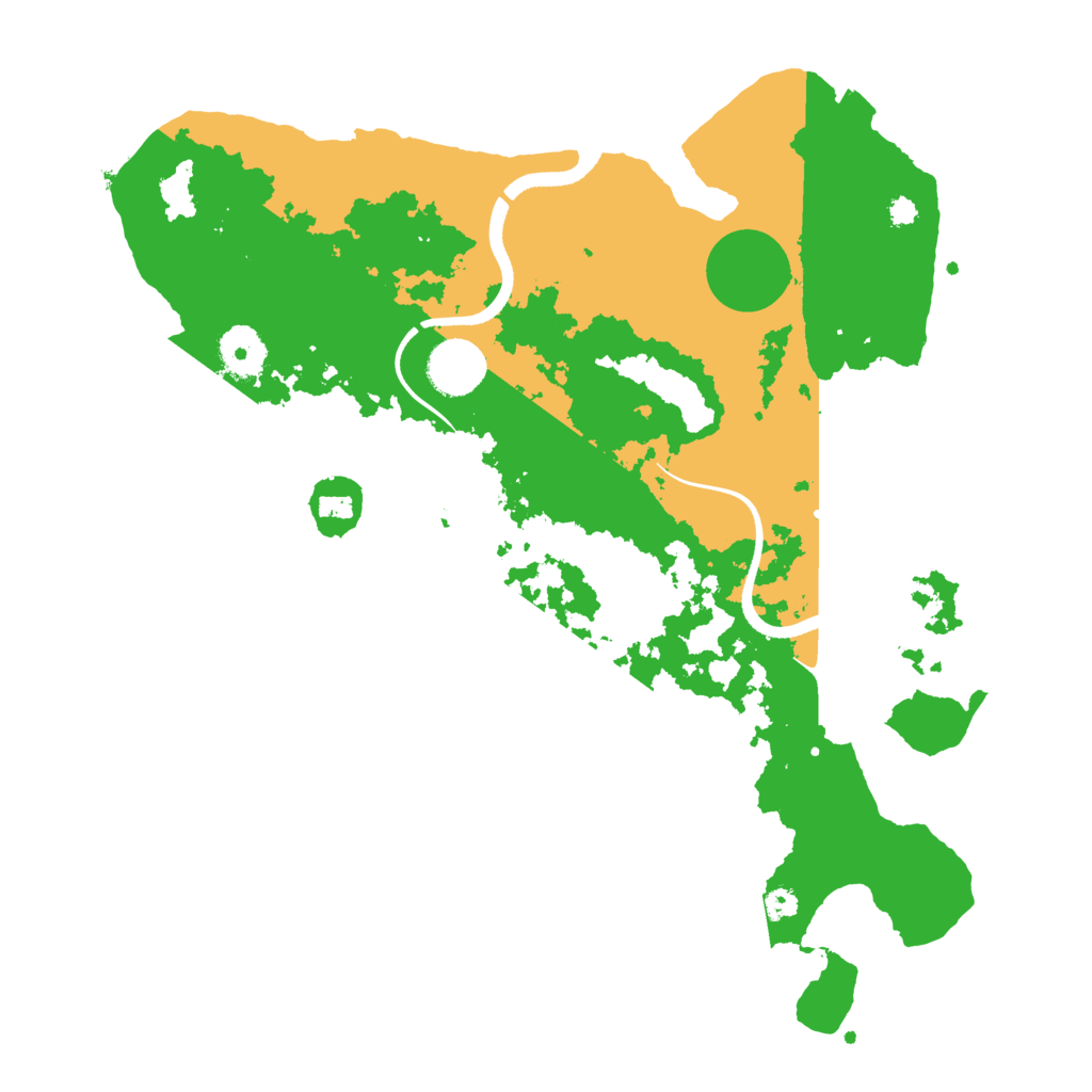 Biome Rust Map: Procedural Map, Size: 3500, Seed: 621794355