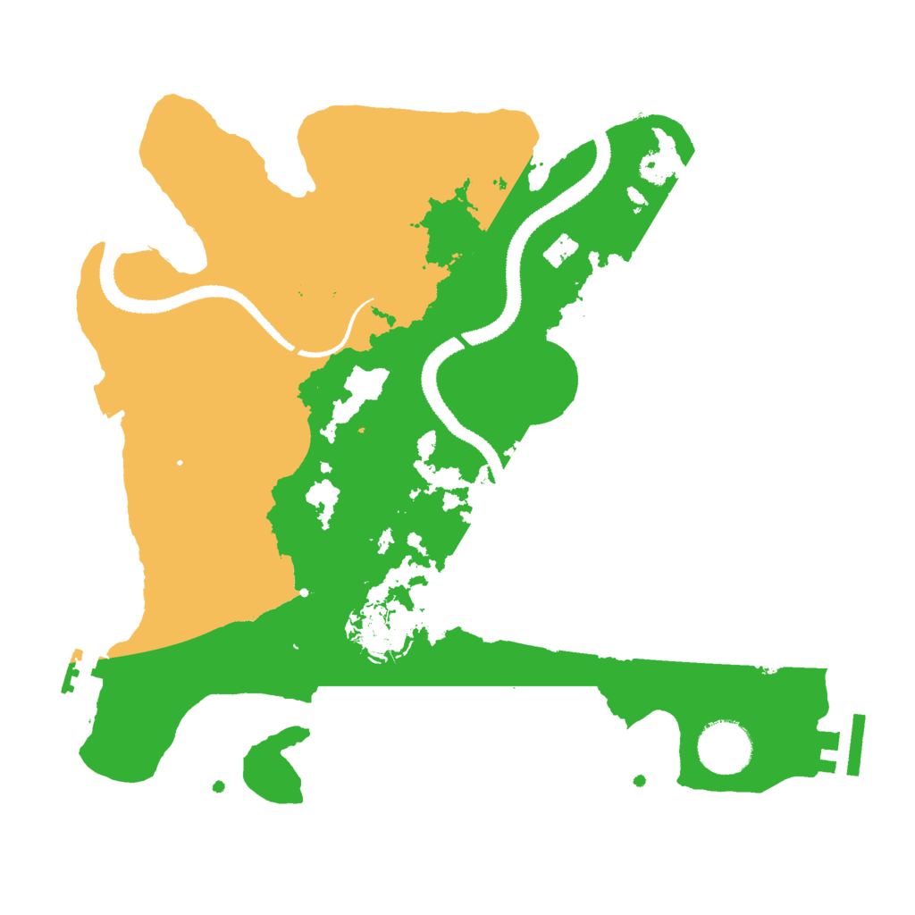 Biome Rust Map: Procedural Map, Size: 3000, Seed: 19042565