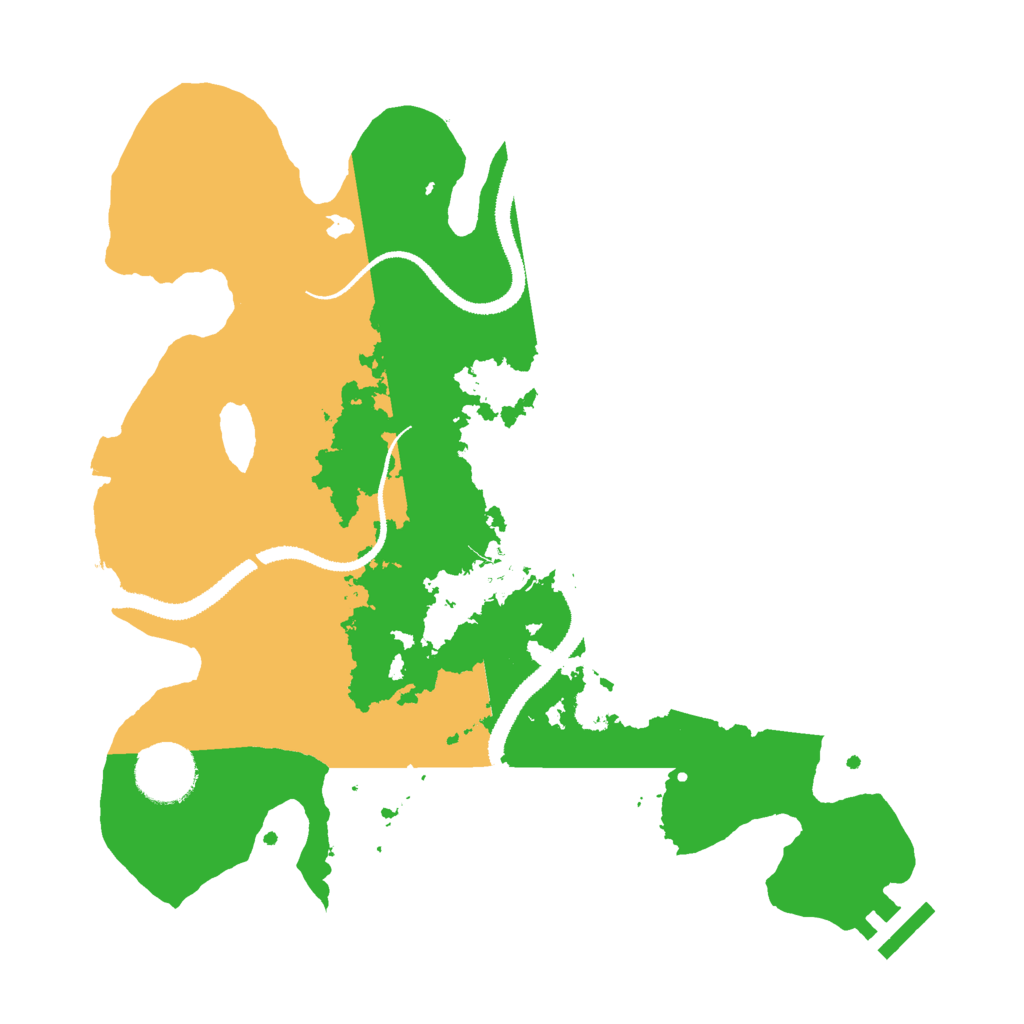 Biome Rust Map: Procedural Map, Size: 3000, Seed: 1875080943