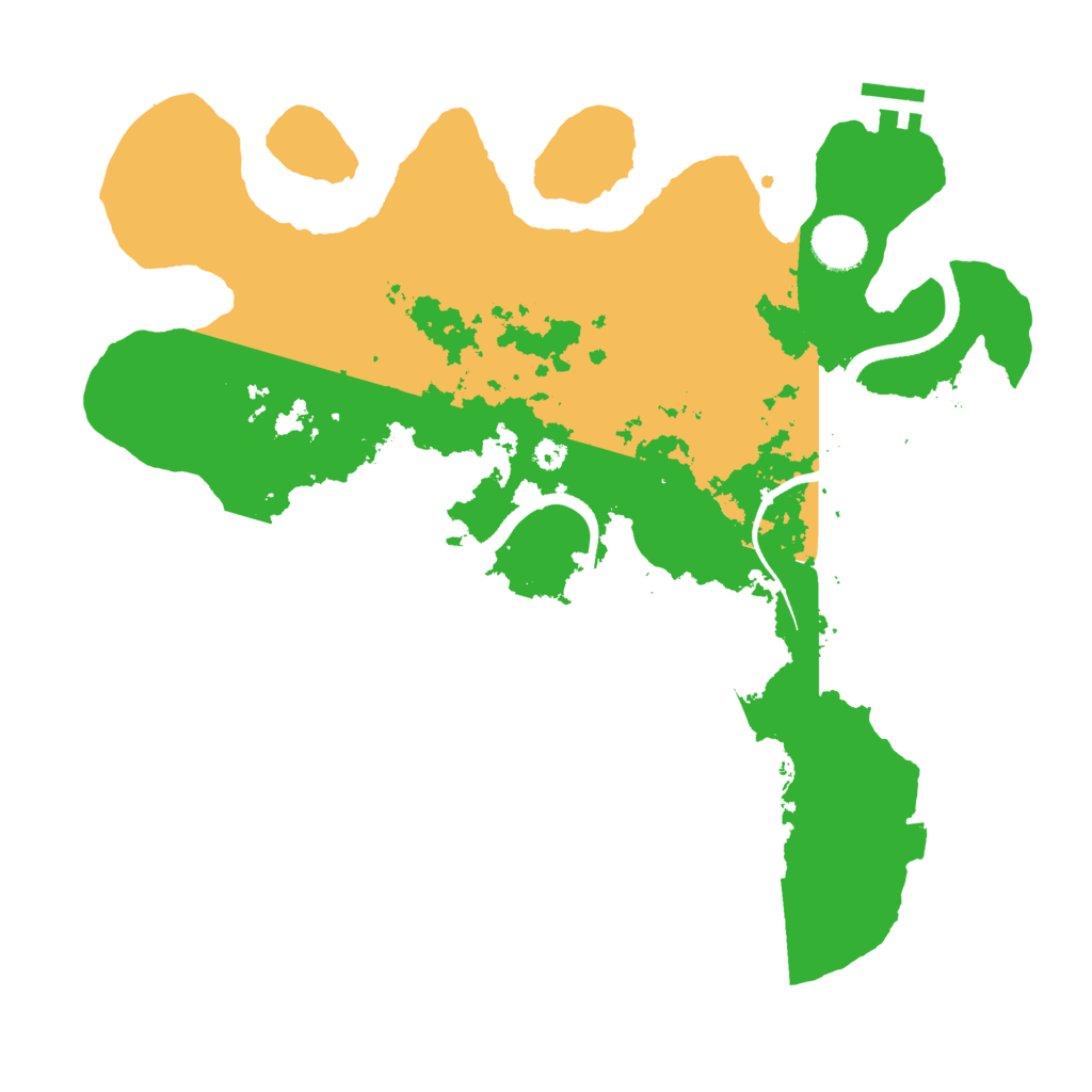 Biome Rust Map: Procedural Map, Size: 3500, Seed: 367121840
