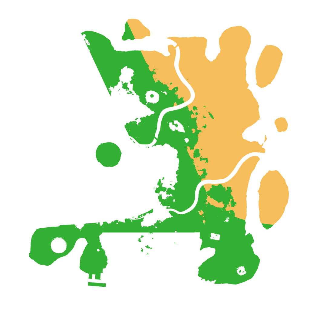 Biome Rust Map: Procedural Map, Size: 3500, Seed: 1408436816