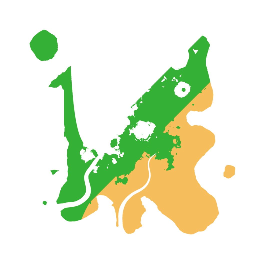 Biome Rust Map: Procedural Map, Size: 2500, Seed: 1804843400