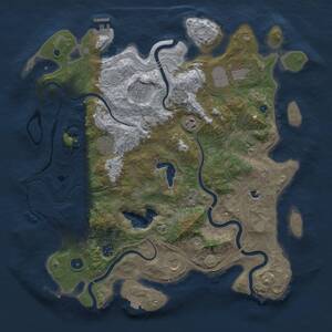 Thumbnail Rust Map: Procedural Map, Size: 4250, Seed: 1996052696, 14 Monuments