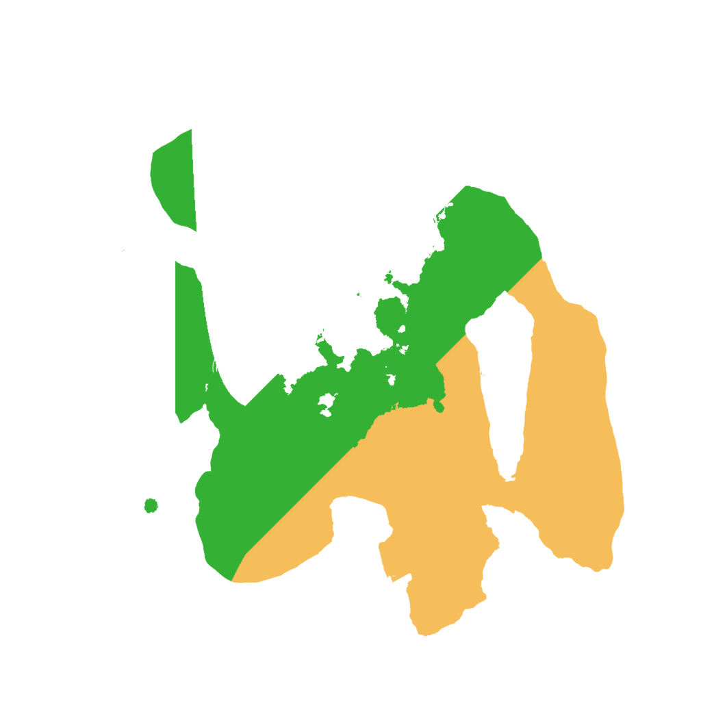 Biome Rust Map: Procedural Map, Size: 2000, Seed: 1804843400