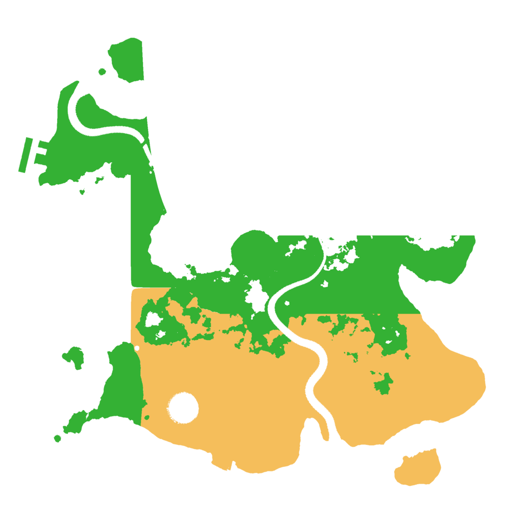 Biome Rust Map: Procedural Map, Size: 3000, Seed: 931603441