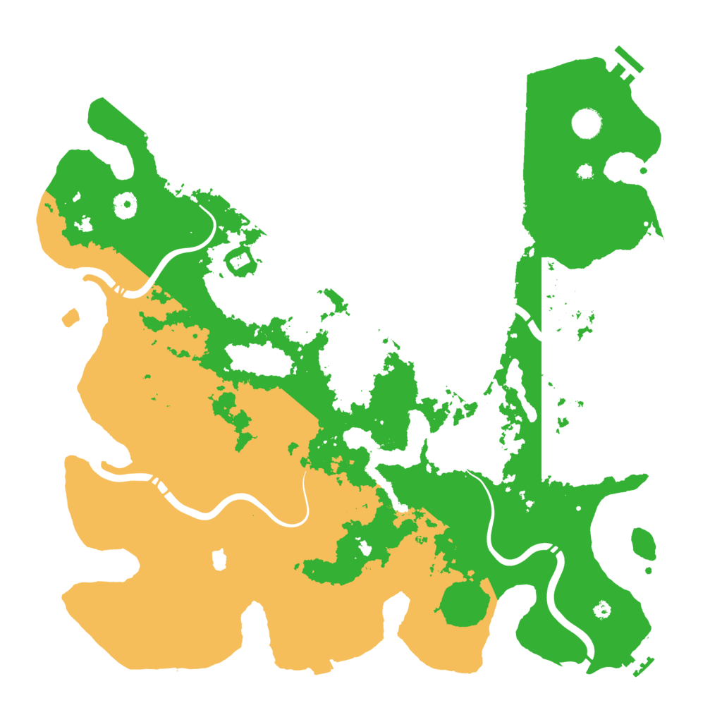 Biome Rust Map: Procedural Map, Size: 4250, Seed: 1364541784