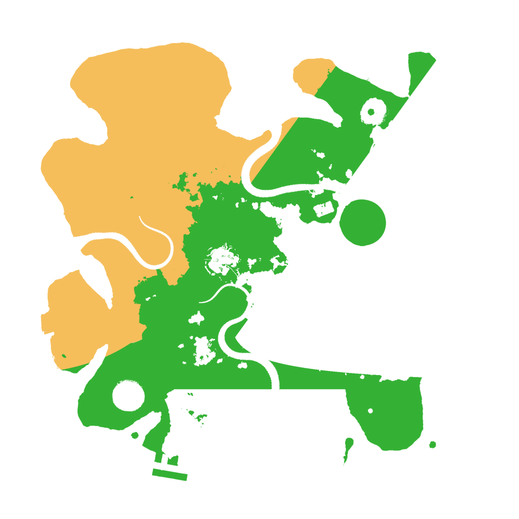 Biome Rust Map: Procedural Map, Size: 3000, Seed: 754900472