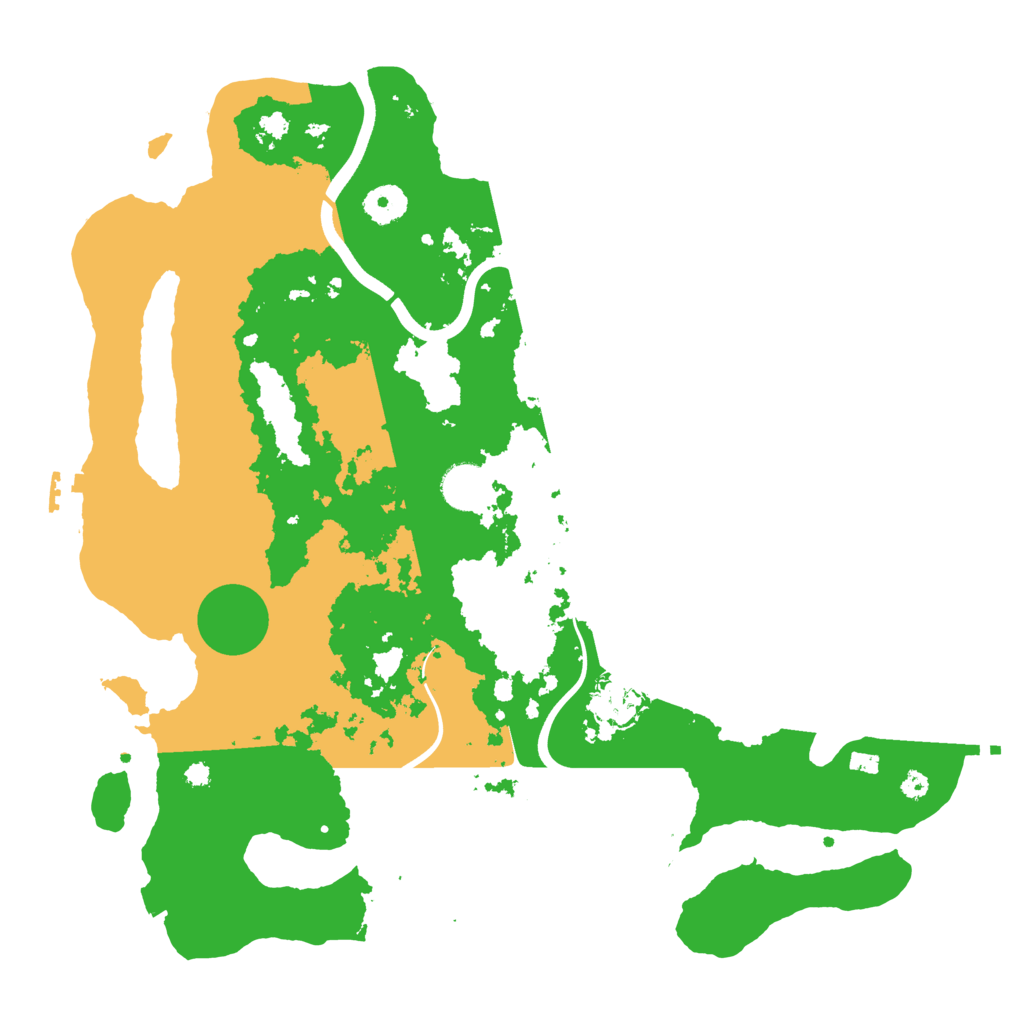 Biome Rust Map: Procedural Map, Size: 3800, Seed: 352962