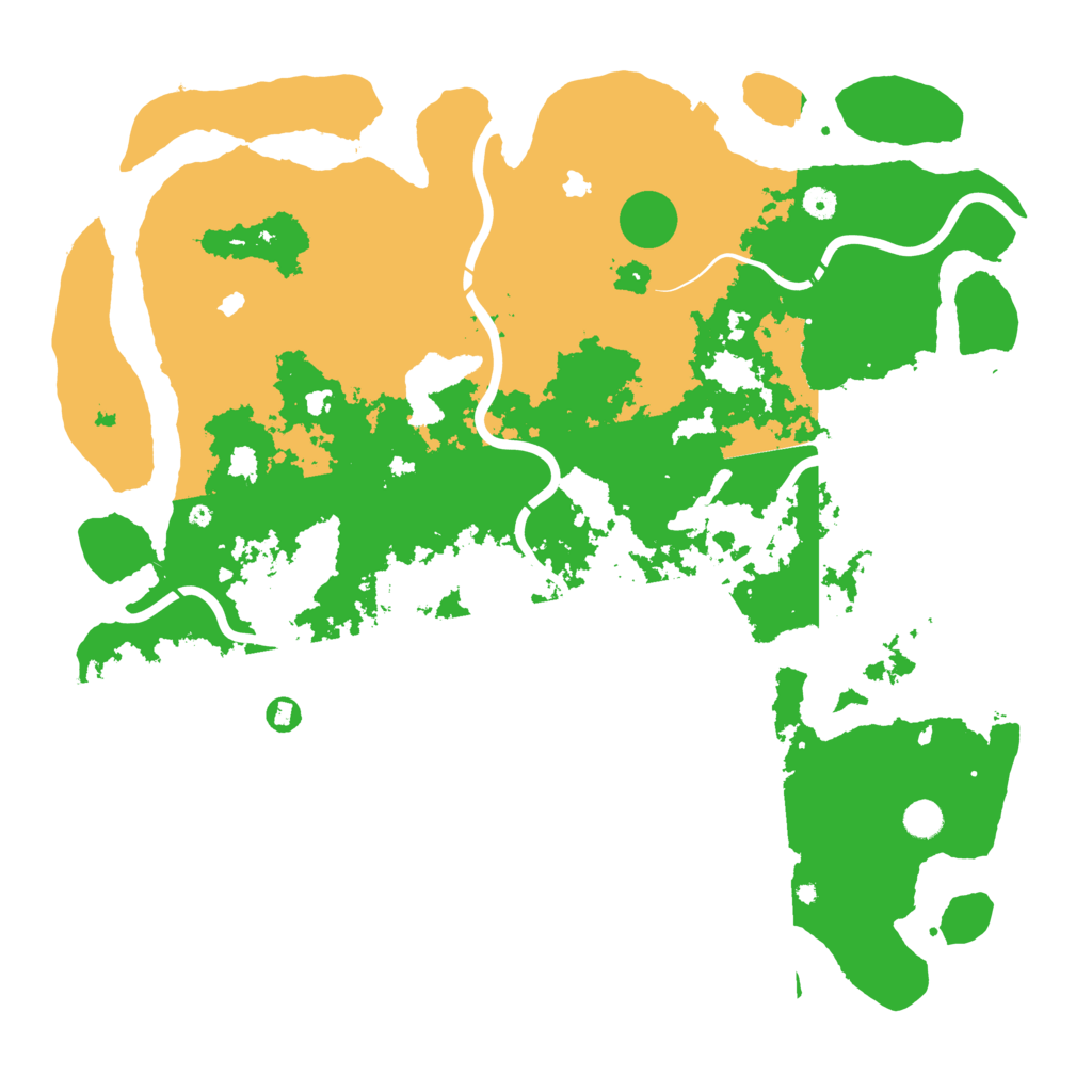 Biome Rust Map: Procedural Map, Size: 5000, Seed: 790681042