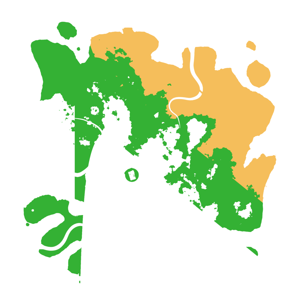 Biome Rust Map: Procedural Map, Size: 3500, Seed: 287013892