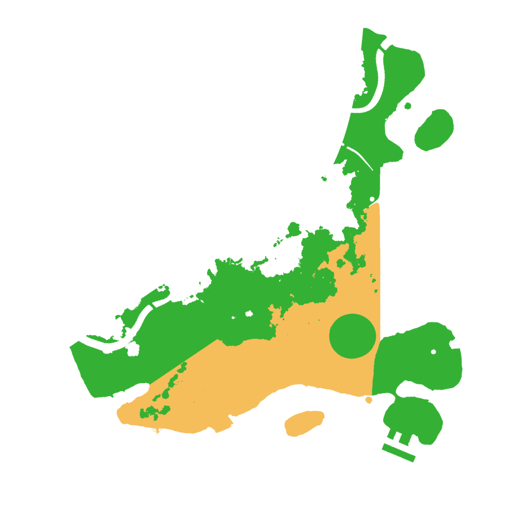 Biome Rust Map: Procedural Map, Size: 3000, Seed: 665821000