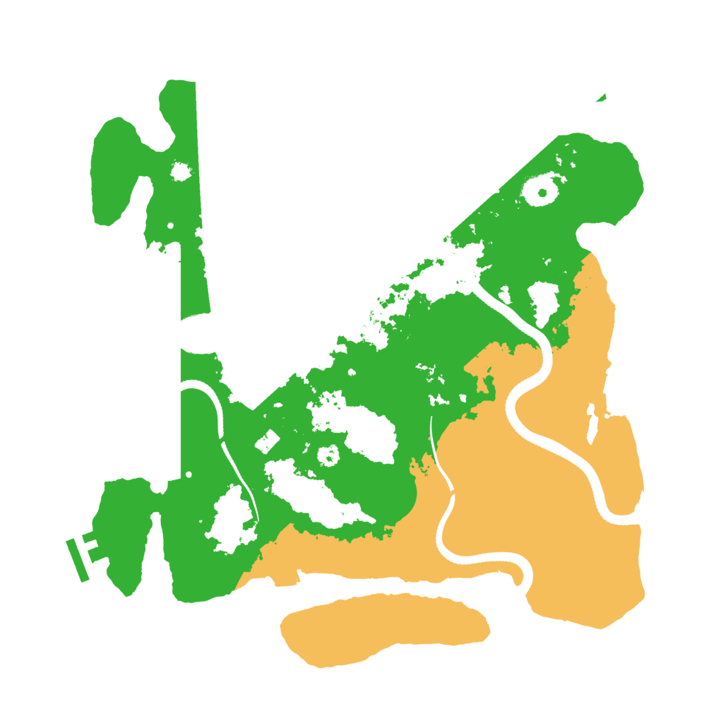 Biome Rust Map: Procedural Map, Size: 3300, Seed: 423186686