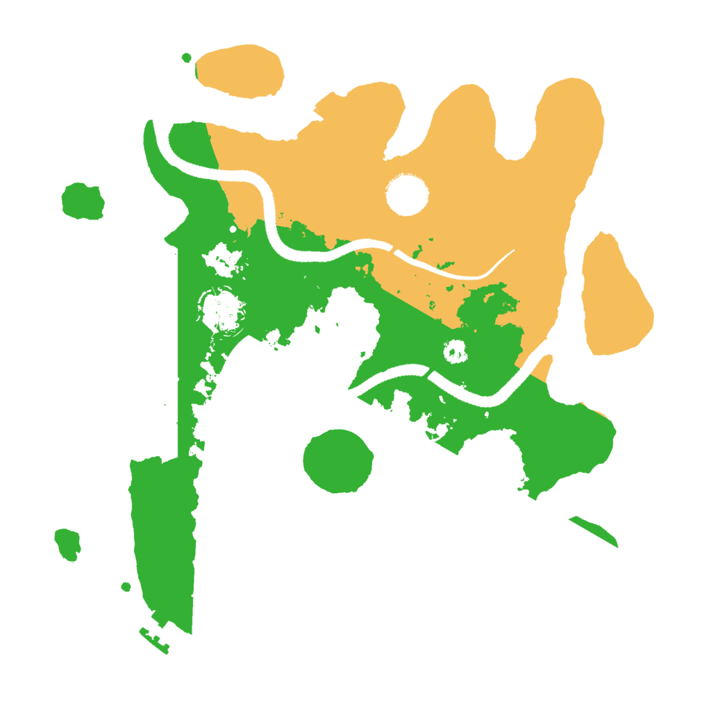 Biome Rust Map: Procedural Map, Size: 3000, Seed: 1353082984