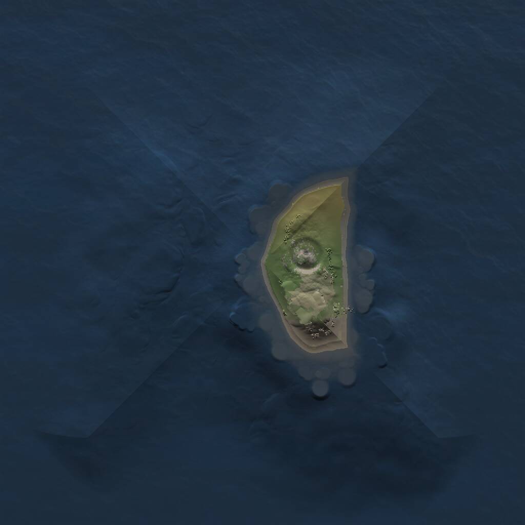 Rust Map: Procedural Map, Size: 1000, Seed: 70862789, 1 Monuments