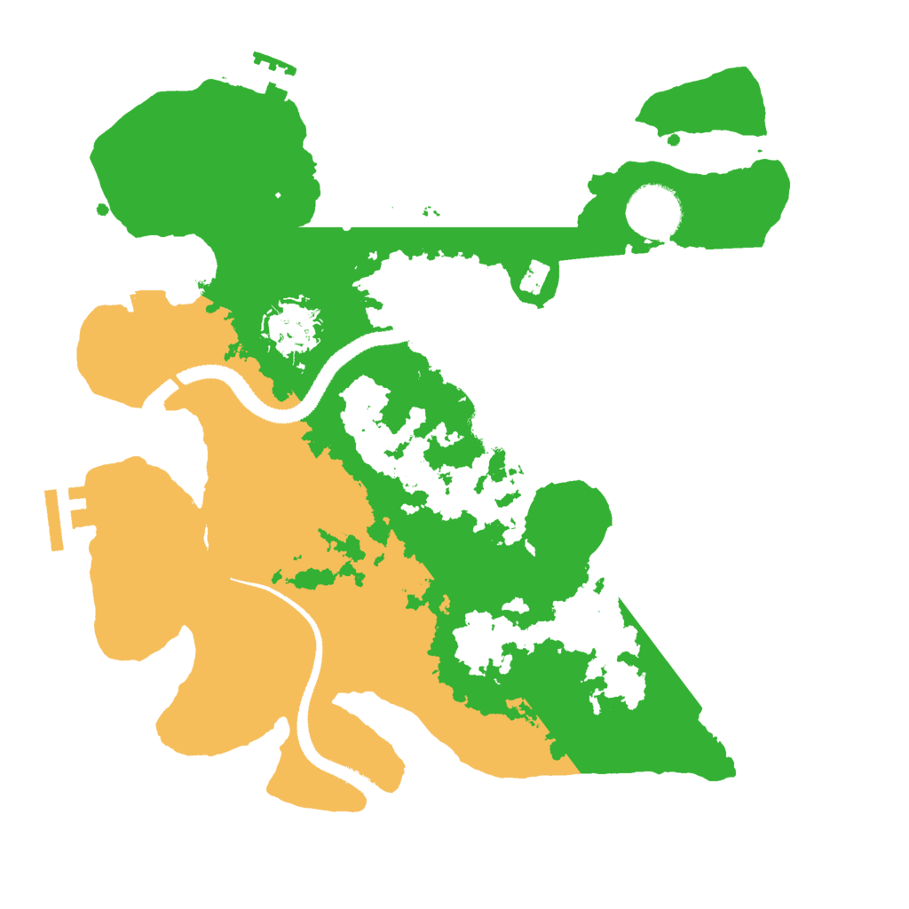 Biome Rust Map: Procedural Map, Size: 3000, Seed: 1893724195