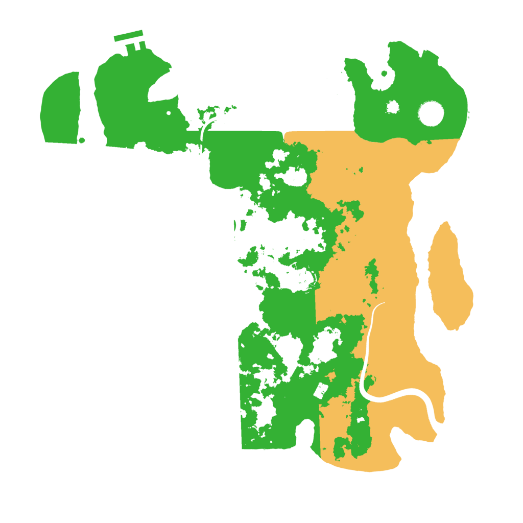 Biome Rust Map: Procedural Map, Size: 3630, Seed: 942882514