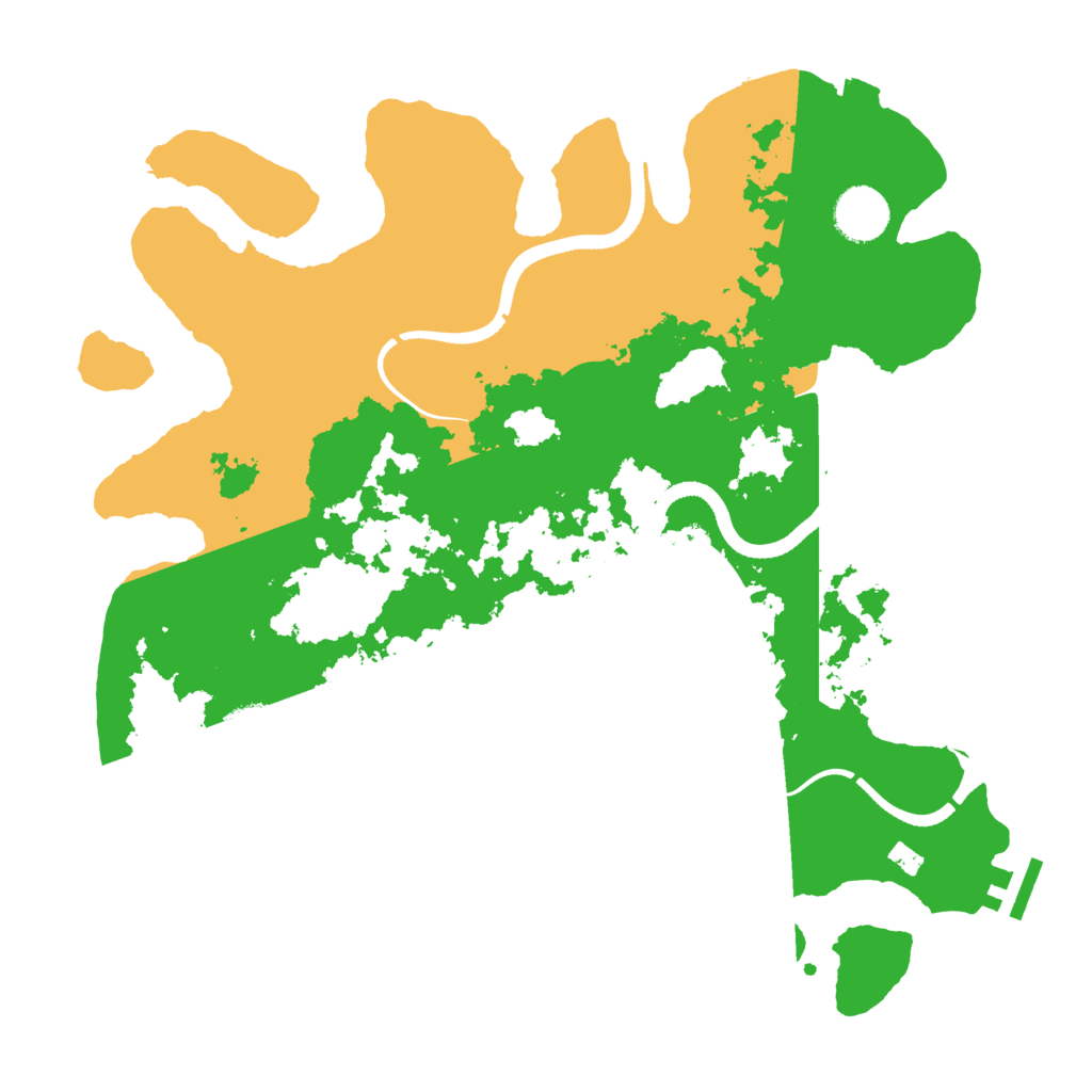 Biome Rust Map: Procedural Map, Size: 3500, Seed: 1328225401