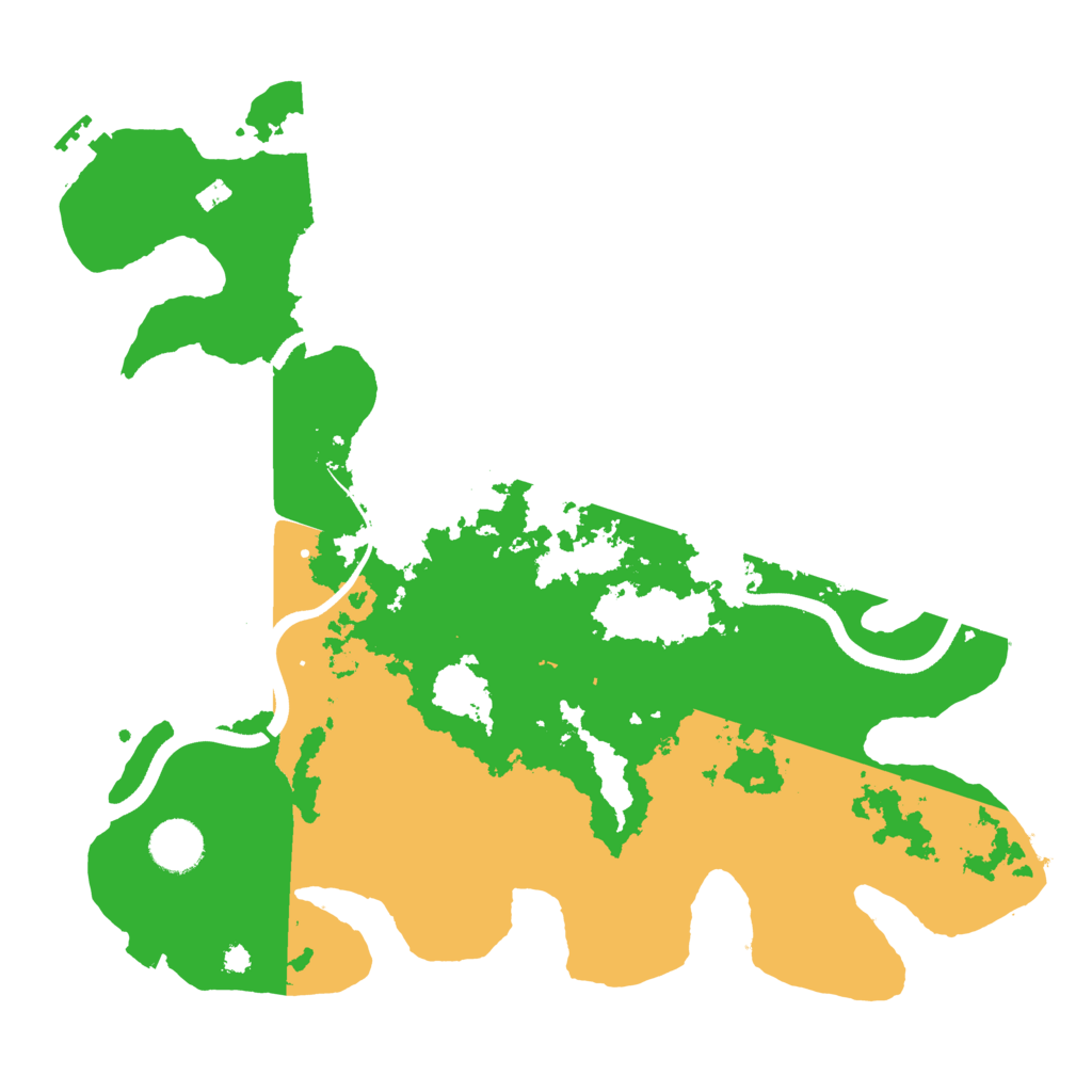Biome Rust Map: Procedural Map, Size: 3600, Seed: 837997768