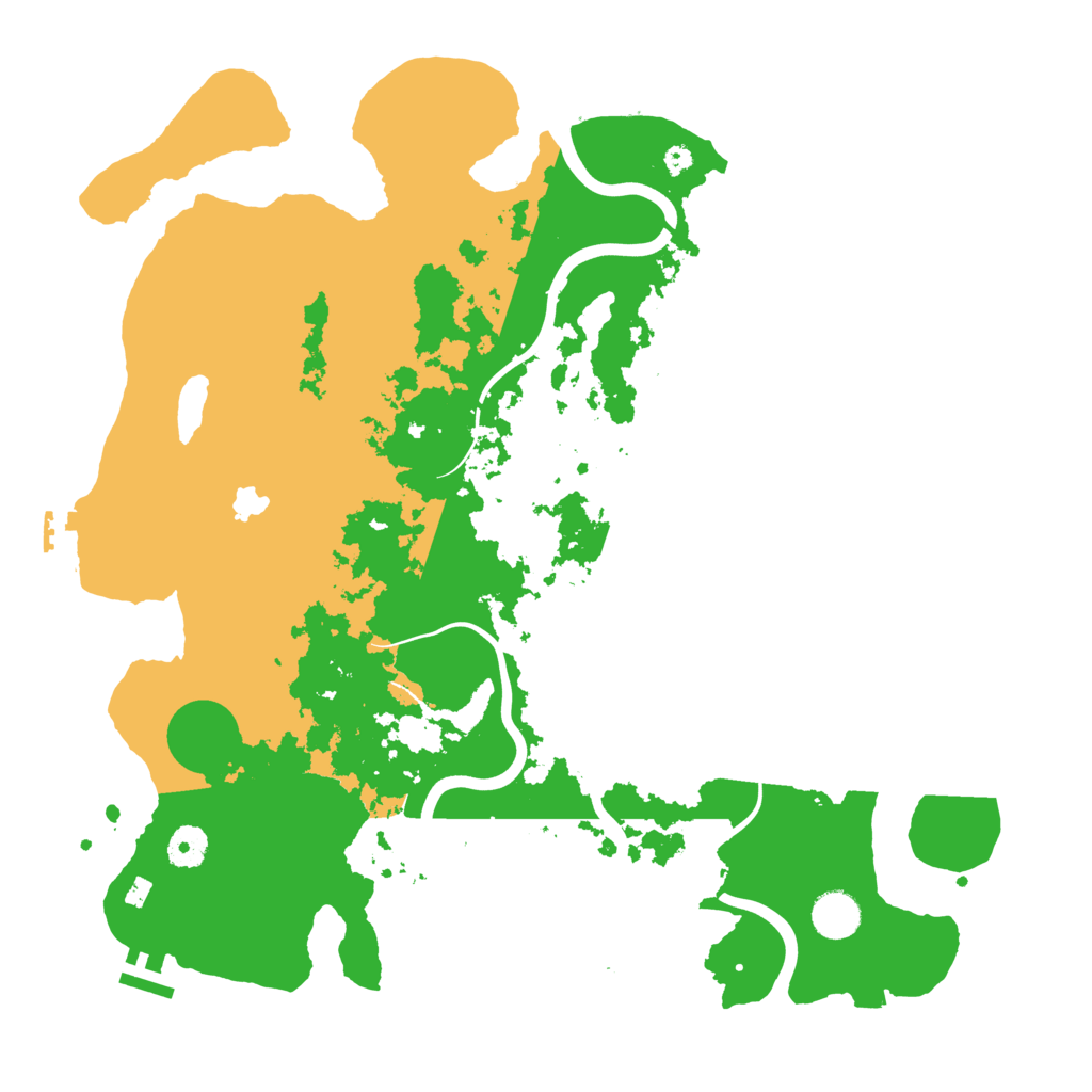 Biome Rust Map: Procedural Map, Size: 4000, Seed: 120420076