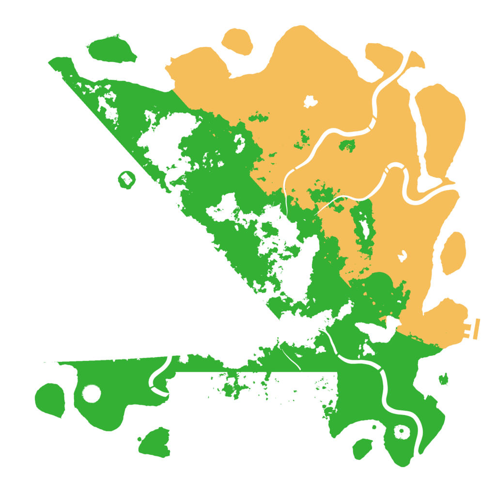 Biome Rust Map: Procedural Map, Size: 4800, Seed: 858557484