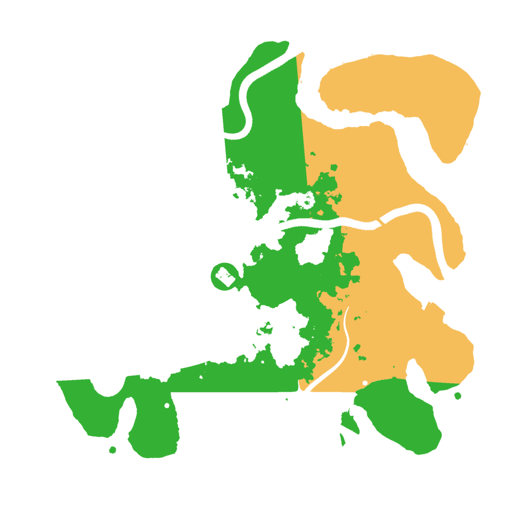 Biome Rust Map: Procedural Map, Size: 3000, Seed: 276076