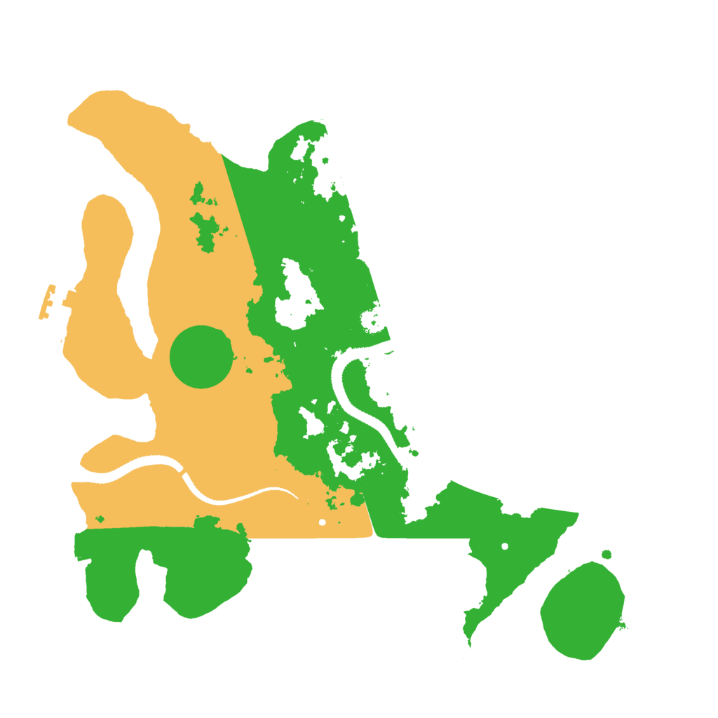 Biome Rust Map: Procedural Map, Size: 3000, Seed: 1167117329