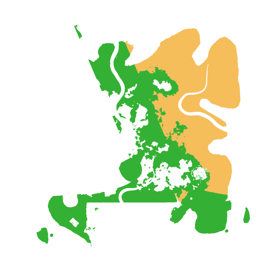 Biome Rust Map: Procedural Map, Size: 3300, Seed: 26144519