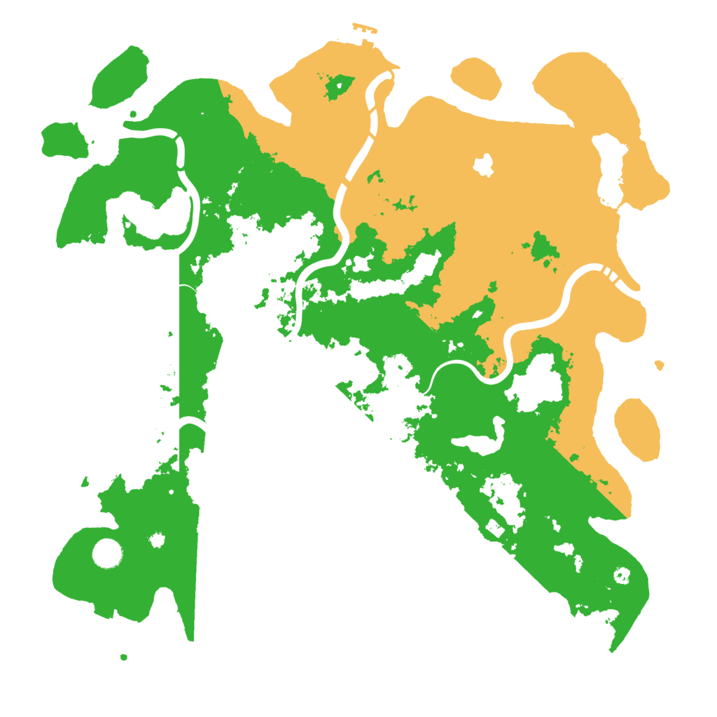 Biome Rust Map: Procedural Map, Size: 4250, Seed: 14335586