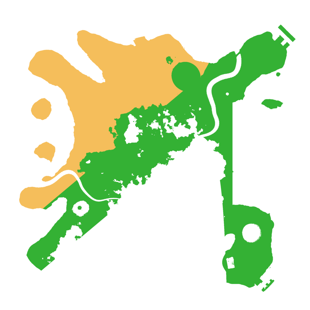 Biome Rust Map: Procedural Map, Size: 3000, Seed: 6290