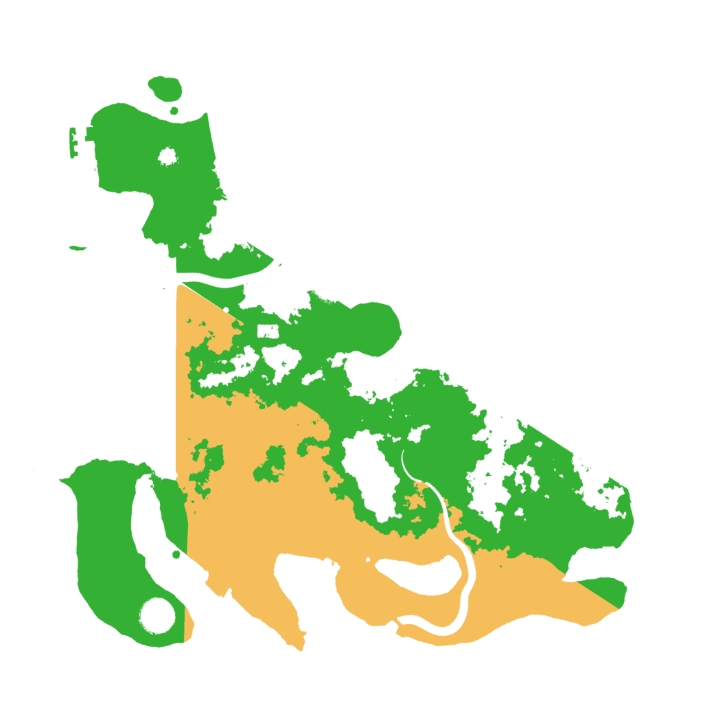 Biome Rust Map: Procedural Map, Size: 3500, Seed: 293754756