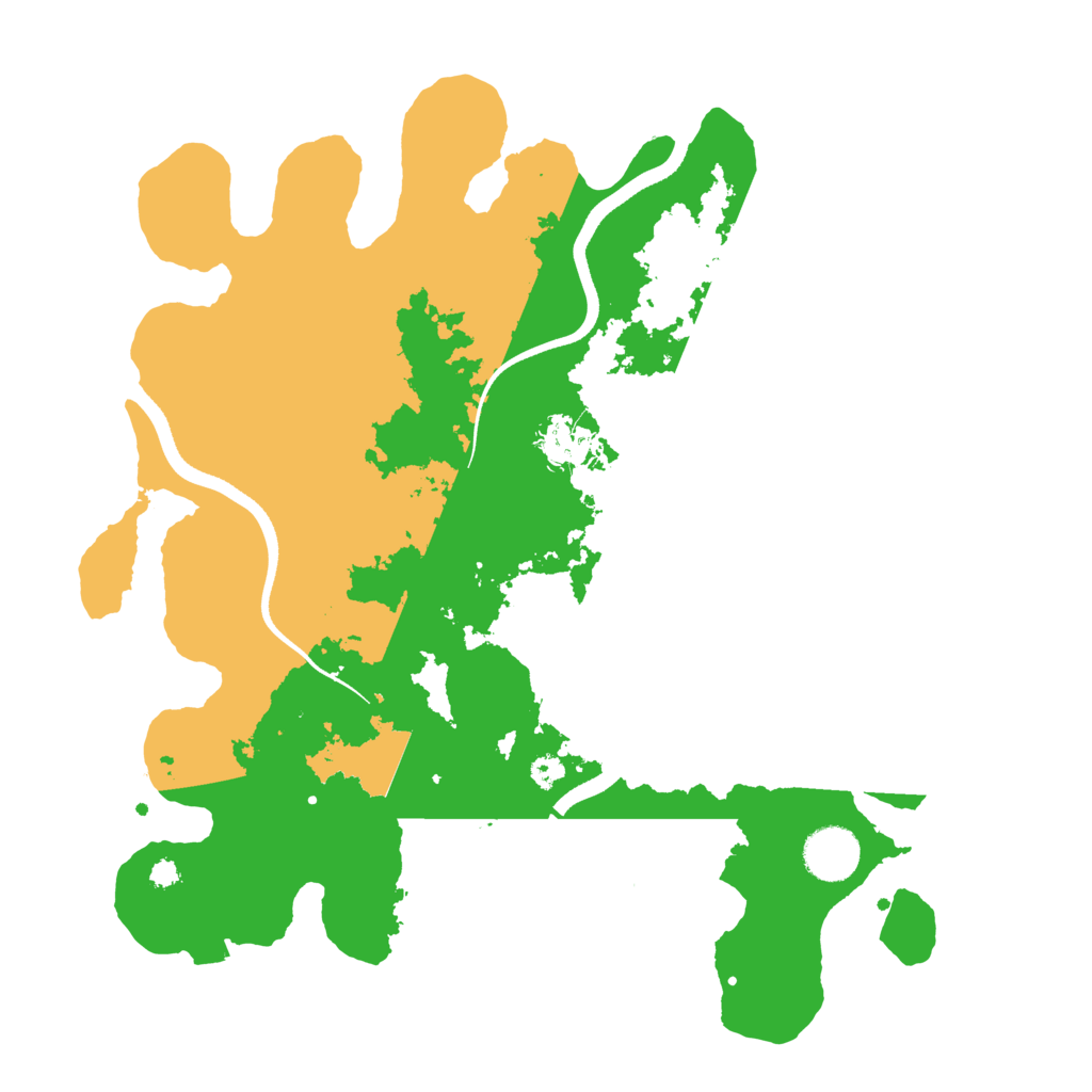 Biome Rust Map: Procedural Map, Size: 3500, Seed: 1185418973