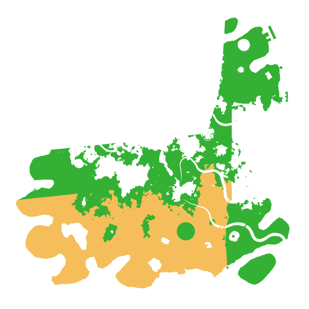 Biome Rust Map: Procedural Map, Size: 4500, Seed: 2092513445