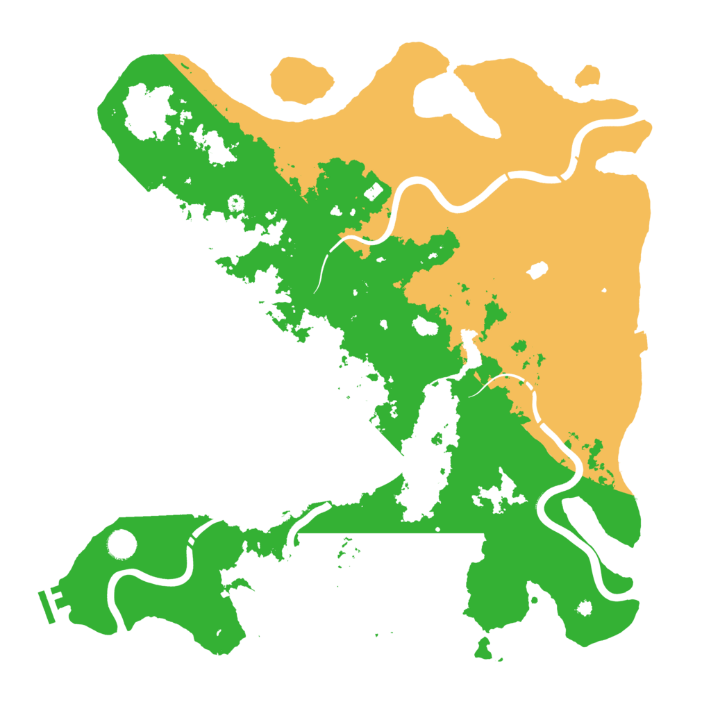 Biome Rust Map: Procedural Map, Size: 4250, Seed: 4687431